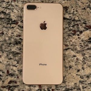 Rose Gold iPhone 8 Plus with Rose Gold Otterbox - Perfect condition / Brand new